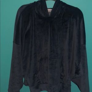 Blue velvet American Eagle hoodie
